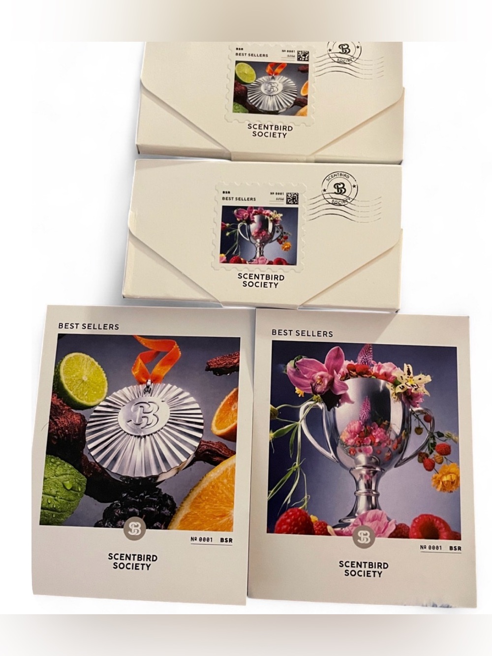 Scentbird Society Best Sellers 
2 boxes with 5 samples each